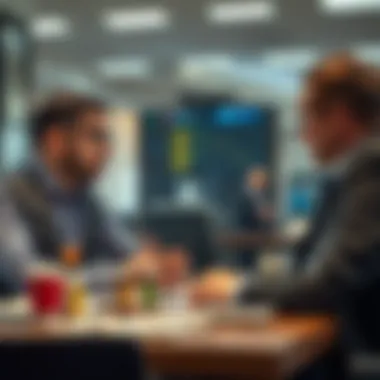 Expert discussing betting strategies in a meeting