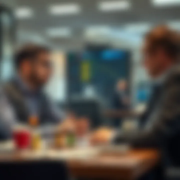 Expert discussing betting strategies in a meeting