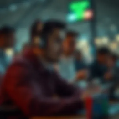 Engagement in Sports Betting Discussions User engaging in online sports betting discussion