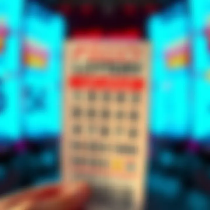 Exploring the Lottery Experience A vibrant lottery ticket showcasing various numbers and symbols