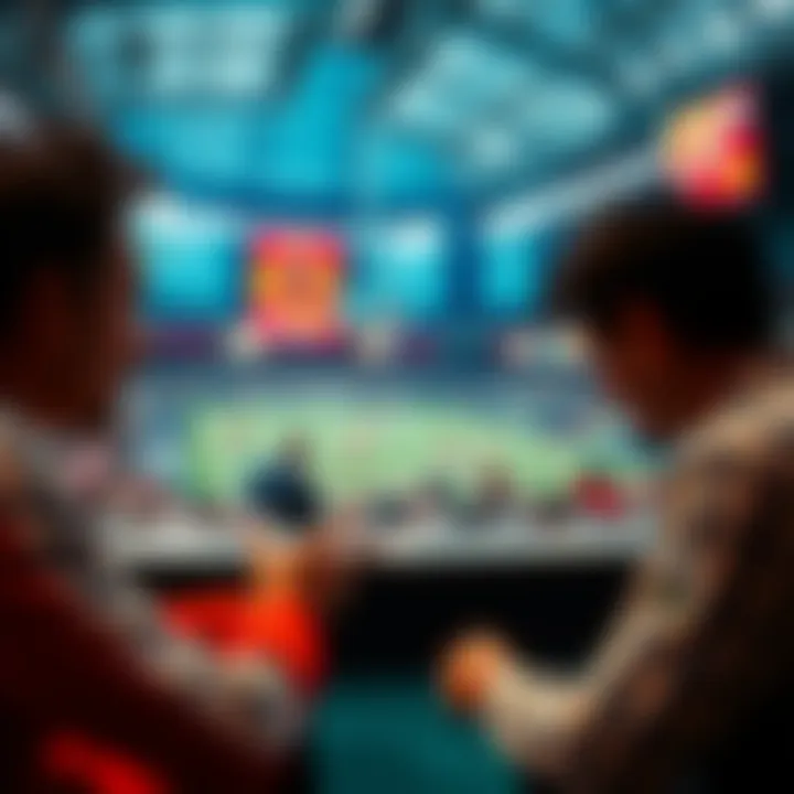 Visual representation of betting decision-making