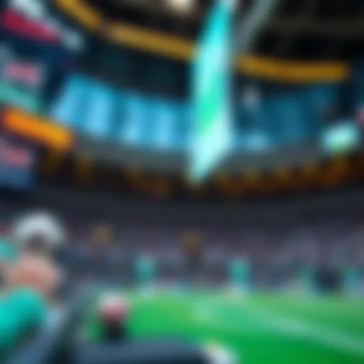 Visual representation of online betting platforms in action