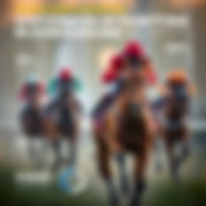 Infographic on betting strategies and market trends in horse racing