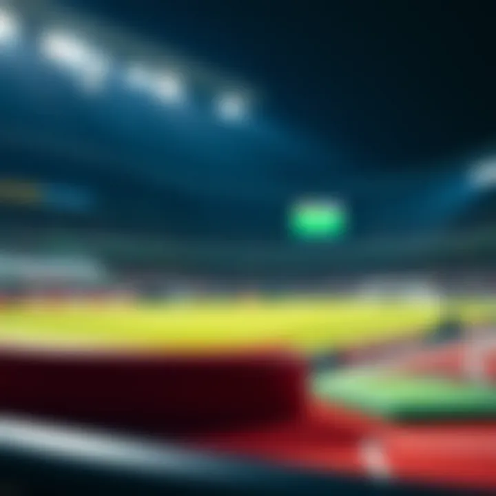 Visual representation of betting strategies utilizing odds calculations