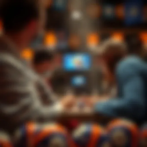 Conceptual representation of a collaborative lottery experience