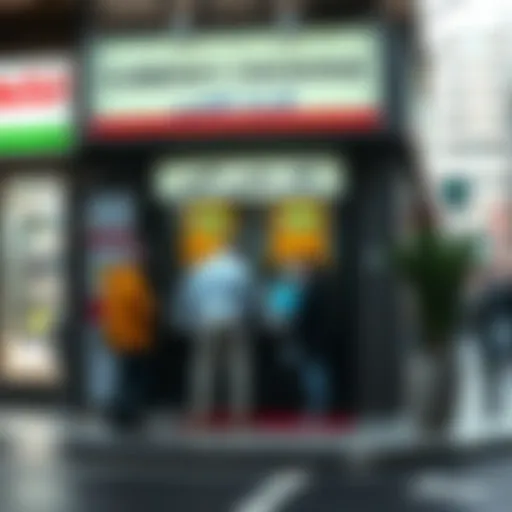 Currency exchange at a local bureau