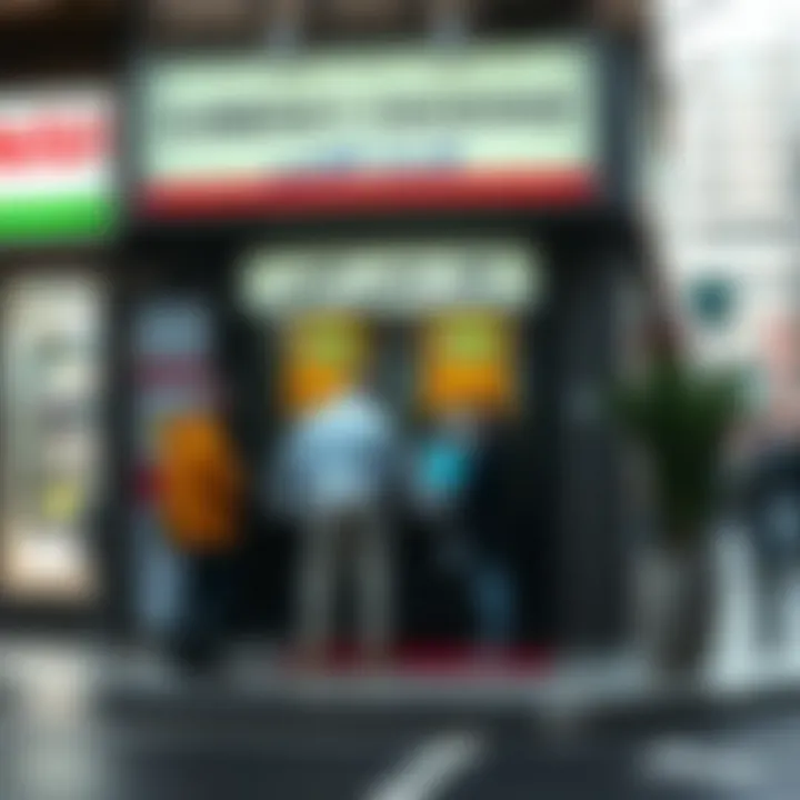 Currency exchange at a local bureau