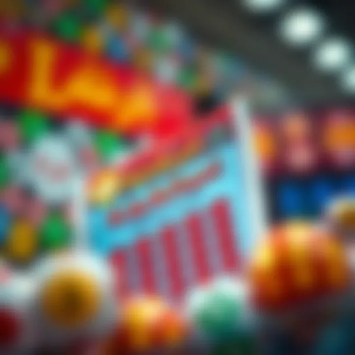 A captivating lottery ticket with vibrant colors and enticing graphics