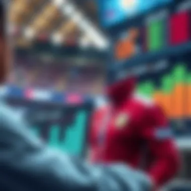 Statistics and graphs illustrating betting trends