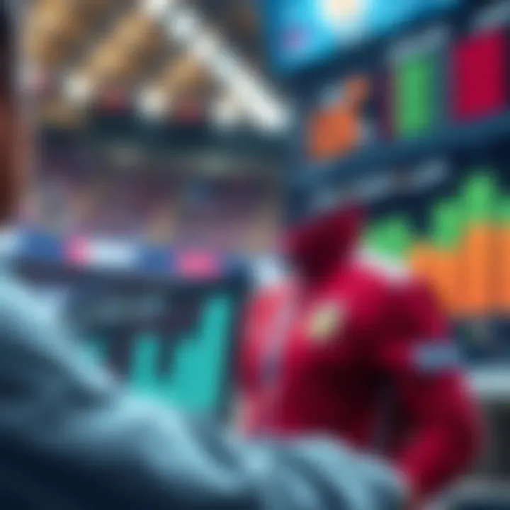 Statistics and graphs illustrating betting trends