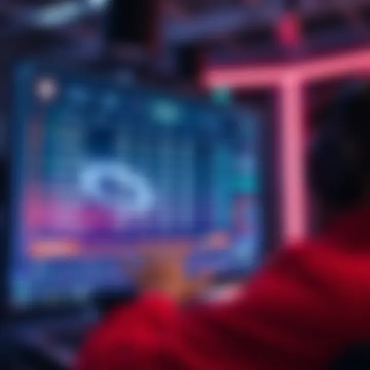 An esports betting platform interface showcasing live odds