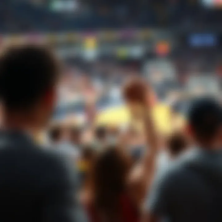 The Passion of the Fans Fan engagement at a basketball game