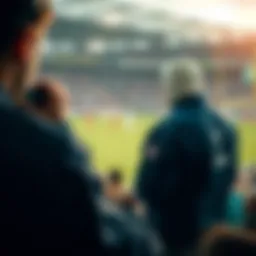 Exciting sports event on TV