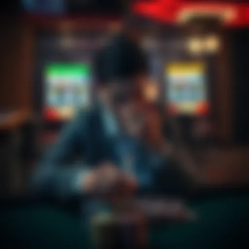 Symbolic representation of gambling addiction