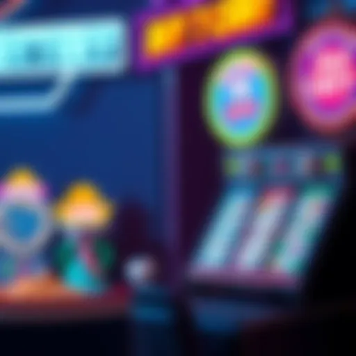 Illustration of various Illinois Lottery games