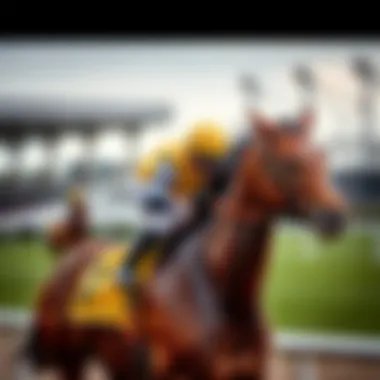 Mastering the Art of Racing Posture Jockey executing a perfect racing posture