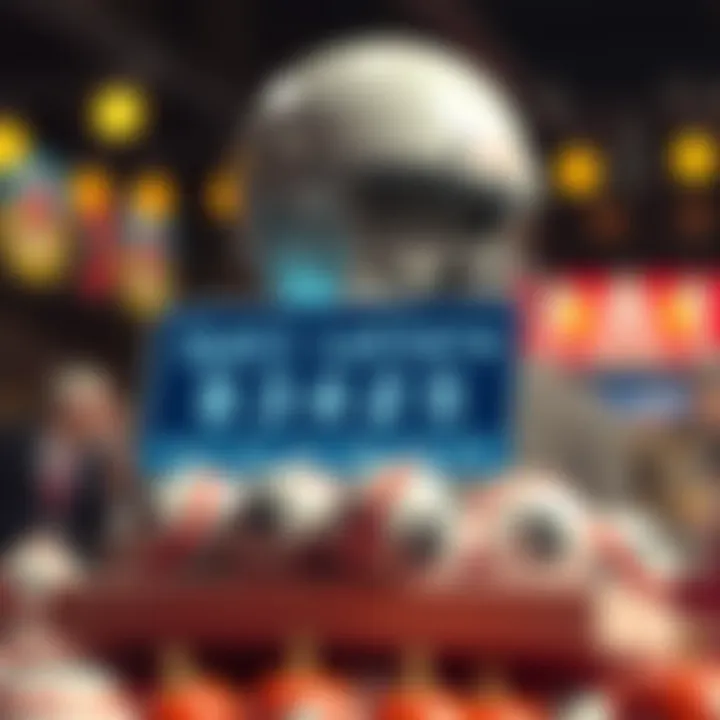 Visual representation of lottery draw algorithms