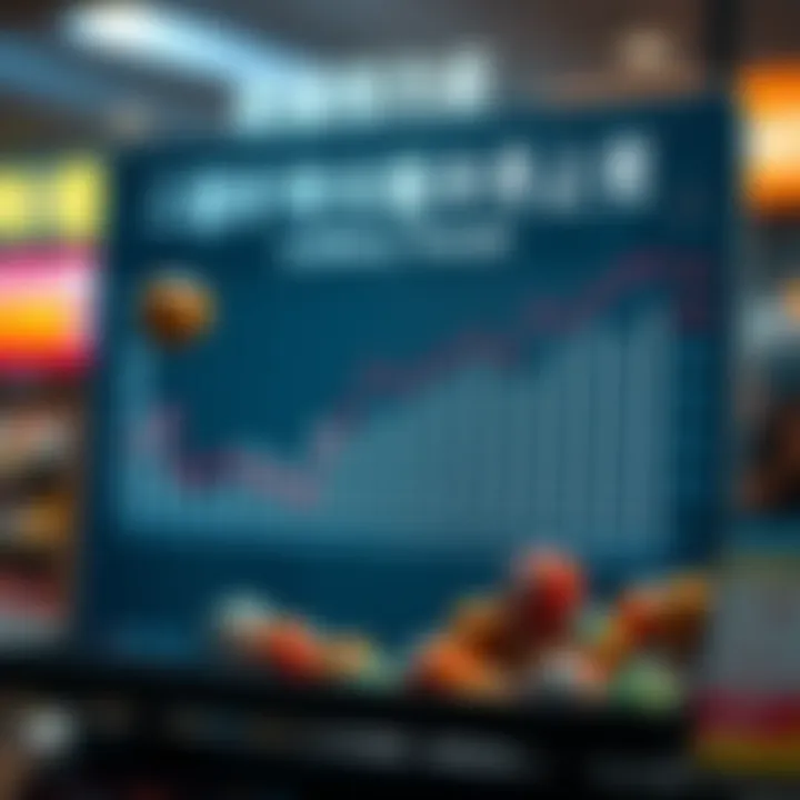 Statistical chart showing lottery trends