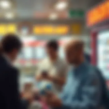 A conceptual illustration depicting the financial implications of lottery participation.