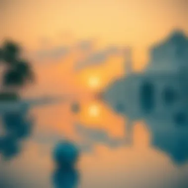 A serene setting reflecting on personal achievement and success.