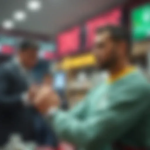 Conceptual illustration of lottery account transfer