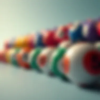 Aesthetic comparison of different lottery ball colors