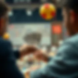 Conceptual illustration of lottery winnings