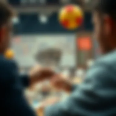 Conceptual illustration of lottery winnings