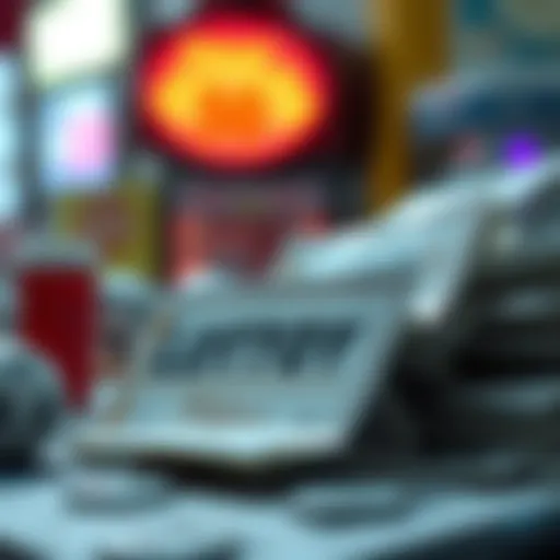 An illustration depicting the allure of lottery tickets