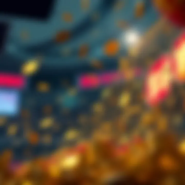 An abstract representation of changing perceptions of luck