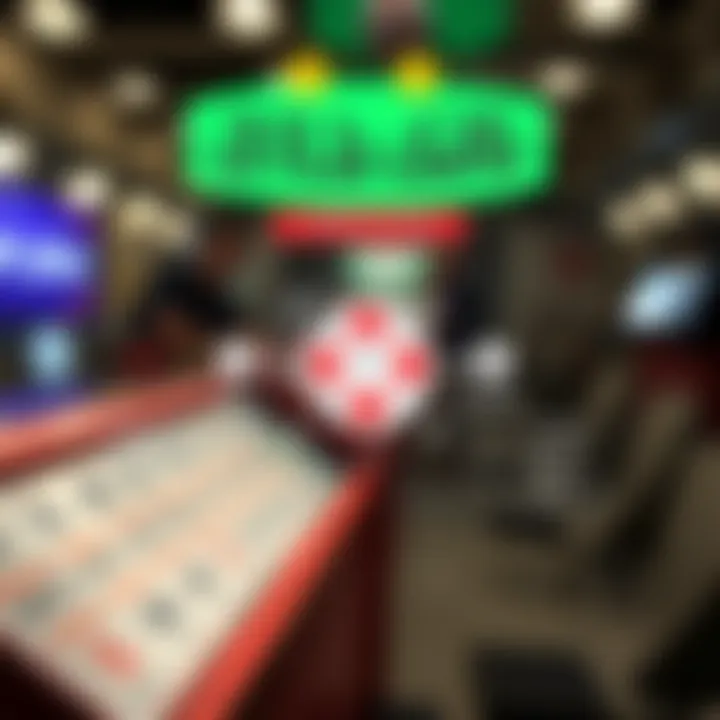 Diagram illustrating lottery mechanics