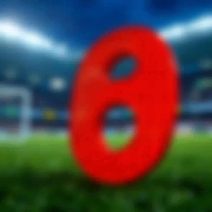 Visual representation of number selection patterns