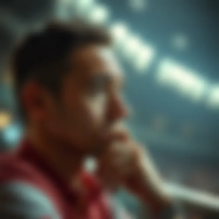 Psychological Reflections Post-Win A thoughtful individual reflecting on life changes