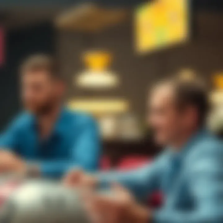 Graphical representation of expectations vs disappointments in lottery