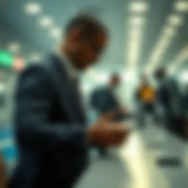 Visual representation of secure financial transactions