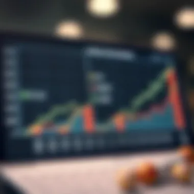 Statistical graph of lottery draw results