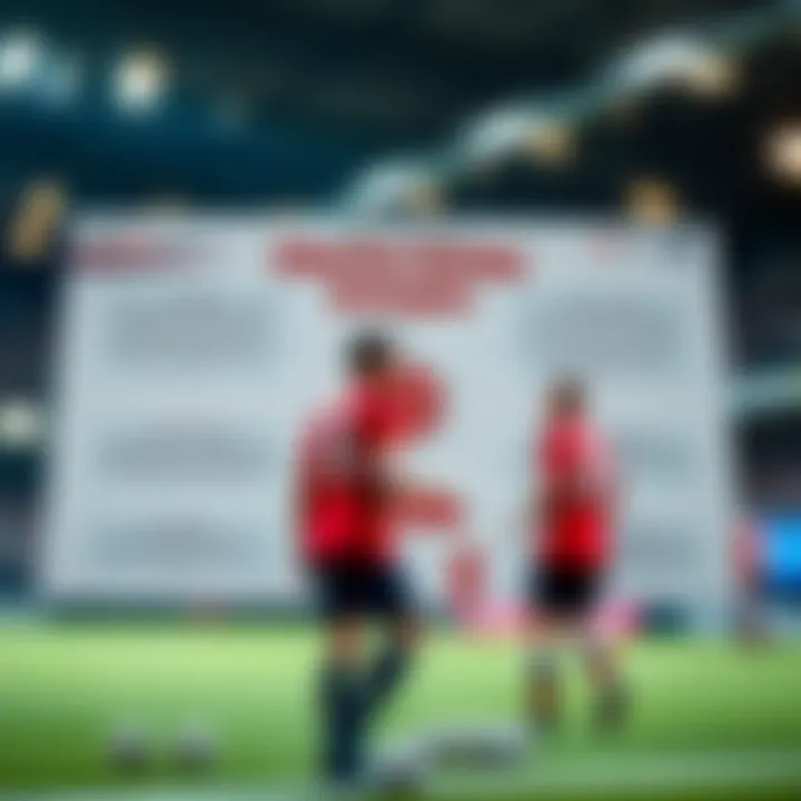 A strategic diagram illustrating betting methods