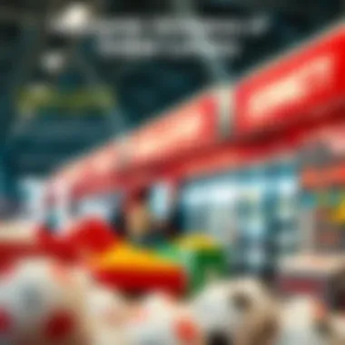 Infographic illustrating the economic impact of online lottery