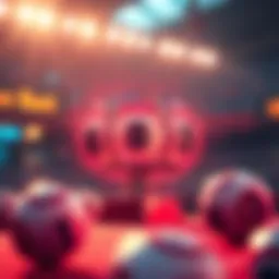 Illustration showcasing the dynamic concept of Powerball in betting