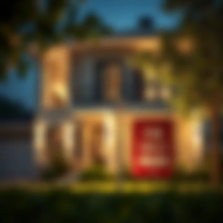 Exploring Real Estate Opportunities A modern real estate property with a 'For Sale' sign