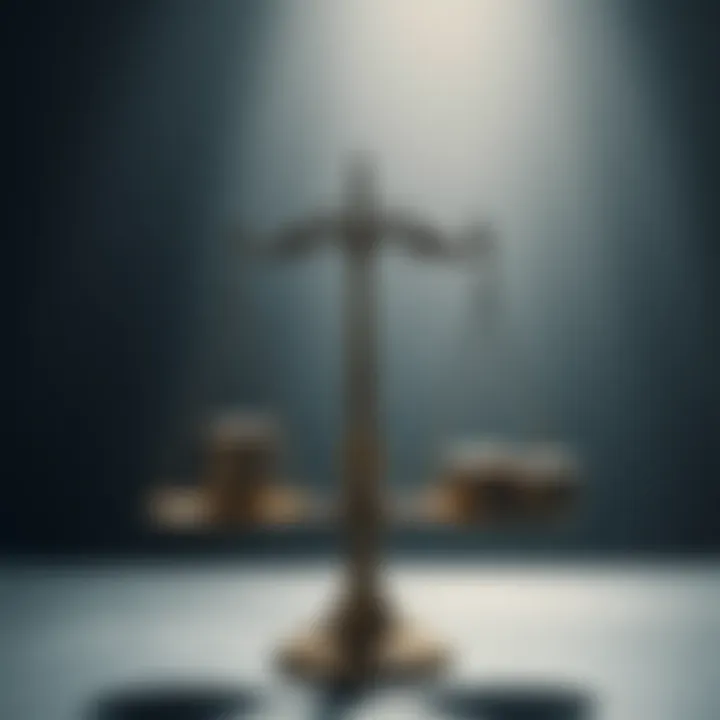 Balancing Risk and Opportunity A balanced scale representing risk and opportunity in investments