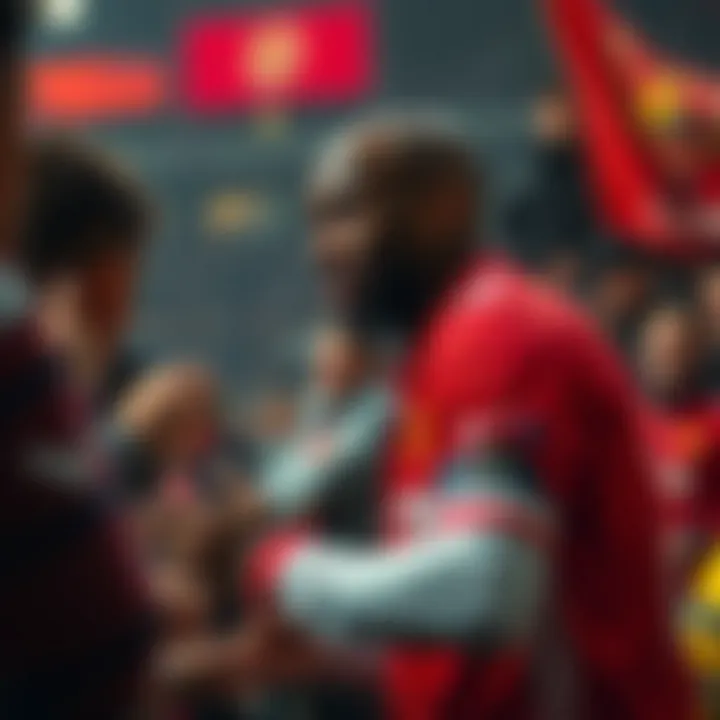 Ryan Babel engaging with fans