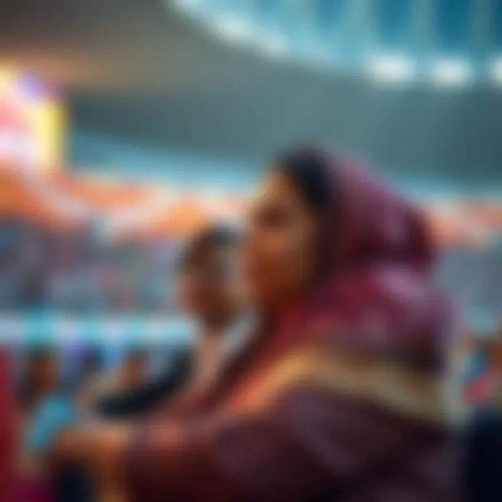 Community event held at the stadium promoting local engagement