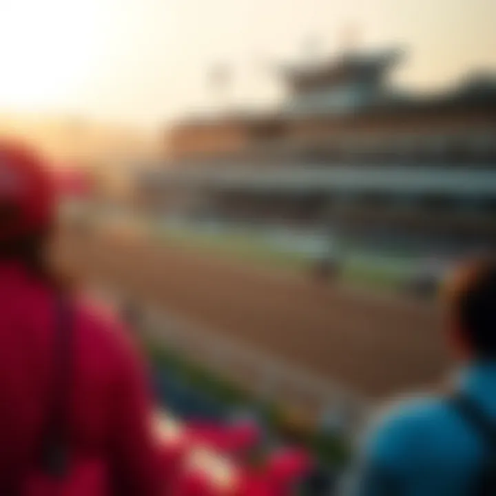 Stunning view of the Seoul racetrack during a race day
