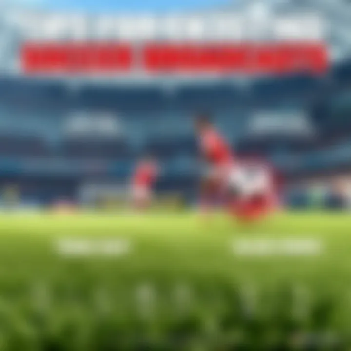 An infographic detailing tips for enjoying soccer broadcasts