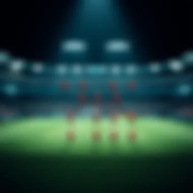 Soccer tactical board with formations