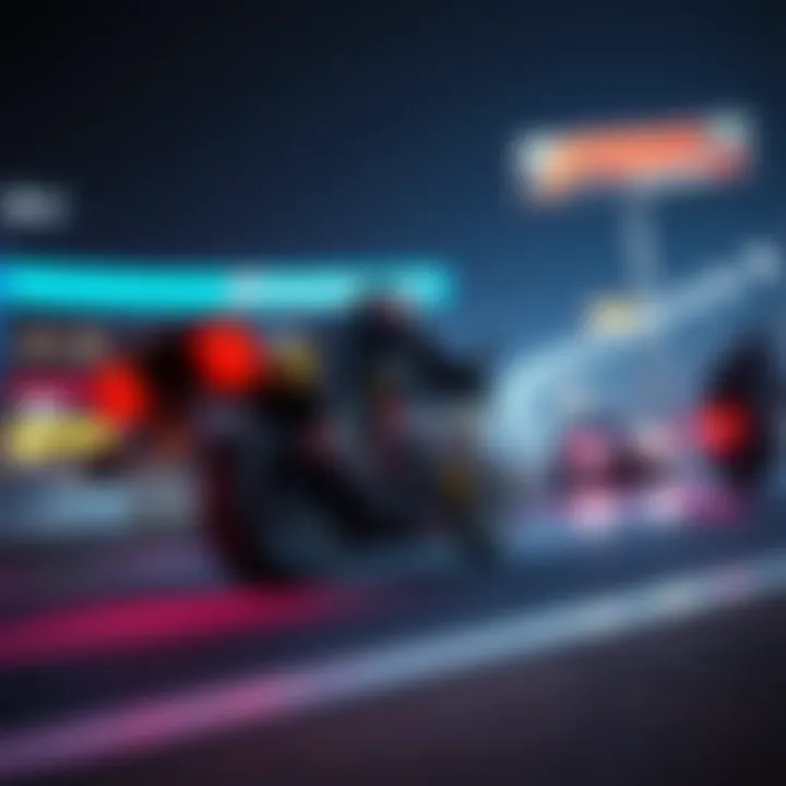 Conceptual illustration of Speed Kino game mechanics