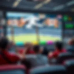 Visual representation of sports streaming platforms