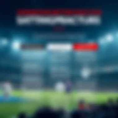 An infographic illustrating safe betting practices and tips for users