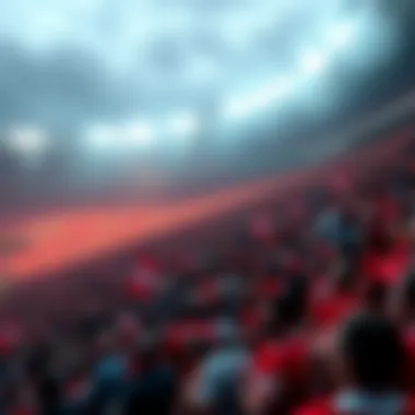 Stadium filled with passionate fans